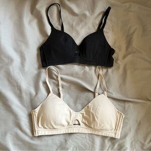 Neiwai Bundle - Black/Cream Bra Set (XS/S)